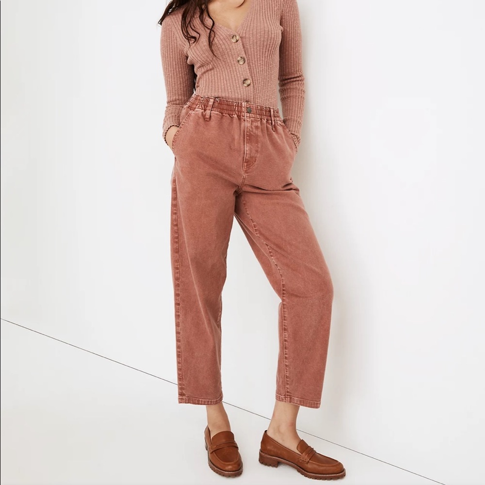 Madewell balloon denim jeans